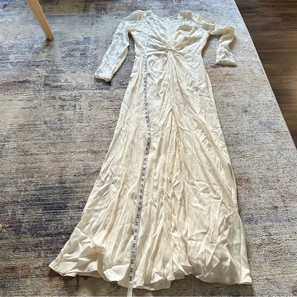 Reformation Gatsby ivory maxi dress size 8 - Picture 9 of 9